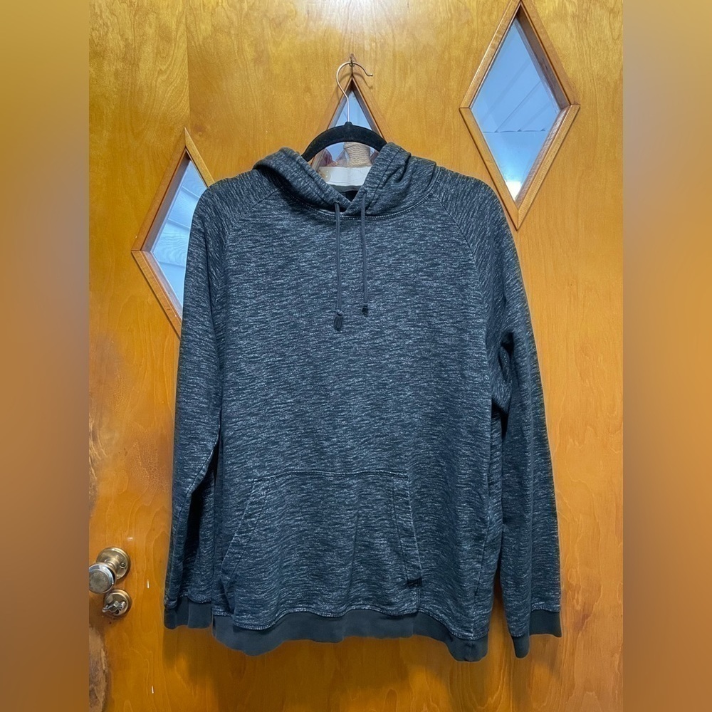 H&M Hoodie Pullover Black Cotton Regular Fit